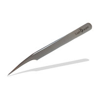 Tweezers in japanese stainless steel F-Type 120mm