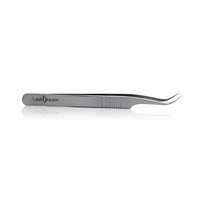 S-type eyelash tweezers with grip 120mm